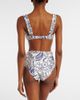 Simkhai Simkhai Anniston printed bikini top - 5