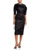 Simkhai Simkhai Ashleigh Embellished Satin Midi Dress - 2