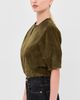SIMKHAI SIMKHAI Austyn Short Sleeve Zip Up Jacket Sea Turtle - 4