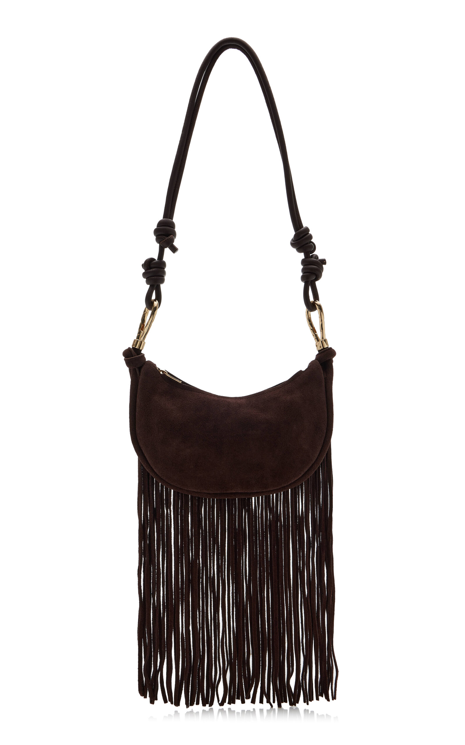 SIMKHAI SIMKHAI Avery Fringed Suede Crossbody Bag