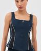 SIMKHAI SIMKHAI Aya Bustier Top Midnight Multi - 3