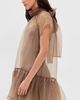 SIMKHAI SIMKHAI Beaux Tiered Mini Dress Coffee - 4
