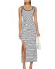 SIMKHAI SIMKHAI Becker Cotton Jersey Midi Dress - 1