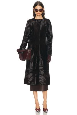 SIMKHAI SIMKHAI Bowie Collarless Coat