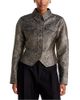 Simkhai Simkhai Brigitte Satin Button Front Jacket - 1