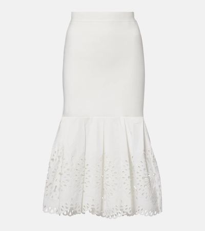 Simkhai Simkhai Broderie anglaise midi skirt