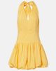 Simkhai Simkhai Brooke gathered cotton-blend minidress - 1