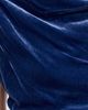 SIMKHAI SIMKHAI Burke Draped Velvet Midi Dress Sapphire - 6
