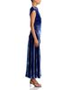 Simkhai Simkhai Burke Velvet Draped Midi Dress - 5