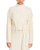 Simkhai Simkhai Callista Cotton Blend Fringed Cable Knit Sweater - 1