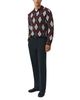 Simkhai Simkhai Callum Argyle Cashmere Long Sleeve Polo - 3