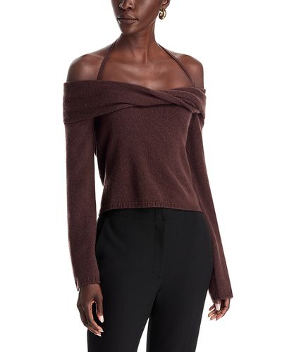 Simkhai Simkhai Cambria Wool and Cashmere Off-the-Shoulder Top