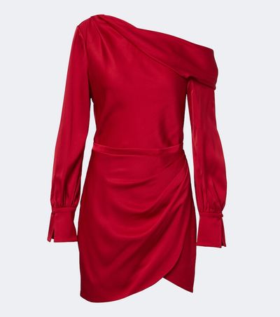 Simkhai Simkhai Cameron draped satin minidress
