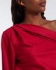 Simkhai Simkhai Cameron draped satin minidress - 3