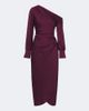 Simkhai Simkhai Camila draped satin midi dress - 1