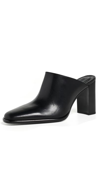 SIMKHAI SIMKHAI Carolyn Leather Mules Black