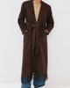 SIMKHAI SIMKHAI Carrie Fringe Robe Coat Chocolate XS - 2