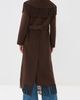 SIMKHAI SIMKHAI Carrie Fringe Robe Coat Chocolate XS - 3