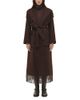 Simkhai Simkhai Carrie Fringe Trim Belted Coat - 1