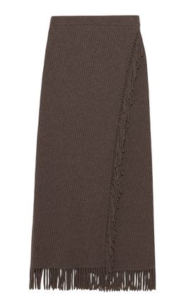 SIMKHAI SIMKHAI Casey WoolCashmere Midi Skirt
