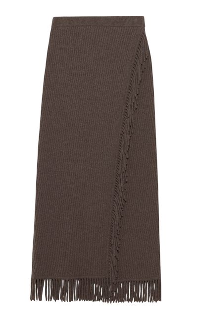 SIMKHAI SIMKHAI Casey WoolCashmere Midi Skirt
