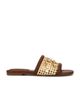 SIMKHAI SIMKHAI Caspian Raffia Netted Flat Sandal - 1