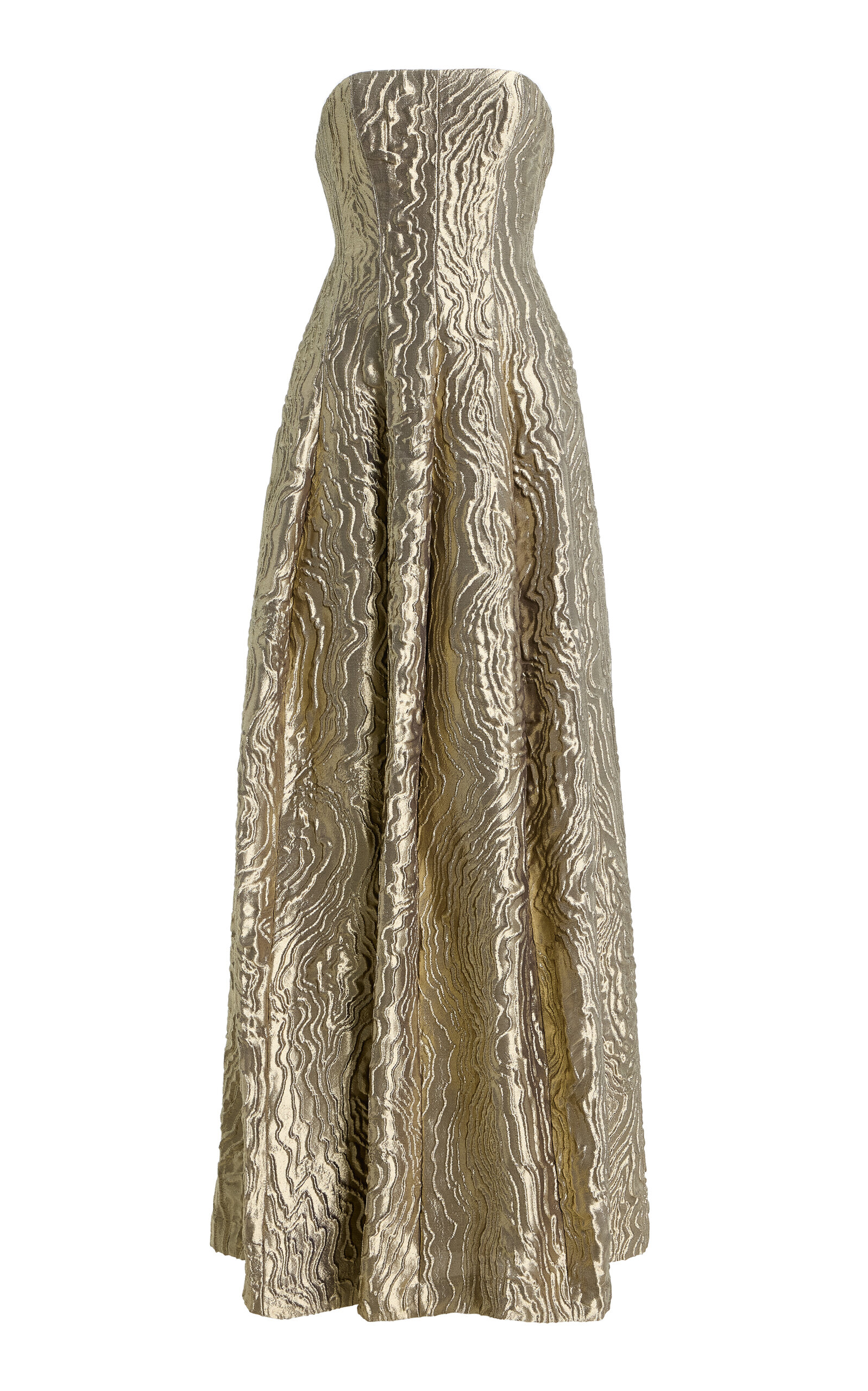 SIMKHAI SIMKHAI Celeste Pleated Organza Gown