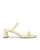 SIMKHAI SIMKHAI Clara Snake Print Leather Block Heel - 1