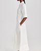 SIMKHAI SIMKHAI Claudine Short Sleeve Shirt Midi Dress White M - 4