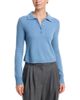 Simkhai Simkhai Constance Cashmere Long Sleeve Polo - 1