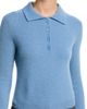 Simkhai Simkhai Constance Cashmere Long Sleeve Polo - 4