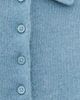 SIMKHAI SIMKHAI Constance Long Sleeve Polo Dusty Blue - 6
