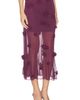 SIMKHAI SIMKHAI Cora Floral Applique Midi Skirt - 2