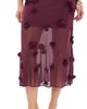 SIMKHAI SIMKHAI Cora Floral Applique Midi Skirt Fig - 1