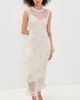 SIMKHAI SIMKHAI Coralia Knit Charmed Midi Dress Sand Multi - 5