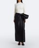 Simkhai Simkhai Coralyne bow-detail knitted satin gown - 2