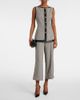 Simkhai Simkhai Cressida checked faux leather-trimmed vest - 2