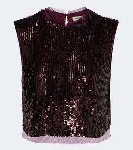 Simkhai Simkhai Cydia sequined top