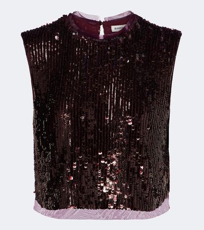 Simkhai Simkhai Cydia sequined top