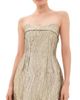 SIMKHAI SIMKHAI Darcie Mini Dress Light Gold - 1