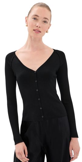 SIMKHAI SIMKHAI Darlene Cardigan Black