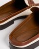 SIMKHAI SIMKHAI Dean Canvas Combo Loafer Mules Natural Saddle - 4