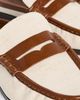 SIMKHAI SIMKHAI Dean Canvas Combo Loafer Mules Natural Saddle - 6