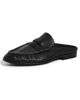 SIMKHAI SIMKHAI Dean Pebbled Leather Loafer Mules Black - 1