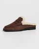 SIMKHAI SIMKHAI Dean Shearling Loafer Mules Cacao Ecru - 2