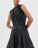 SIMKHAI SIMKHAI Delfie Mini Dress Coated Black - 2