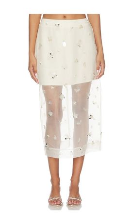SIMKHAI SIMKHAI Delilah Midi Skirt