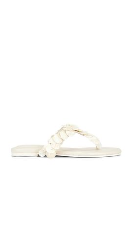 SIMKHAI SIMKHAI Elin Natural Shell Beaded Thong Sandal