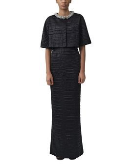 Simkhai Simkhai Elvessa Cropped Crystal Collar Jacket