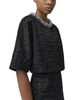 Simkhai Simkhai Elvessa Cropped Crystal Collar Jacket - 4